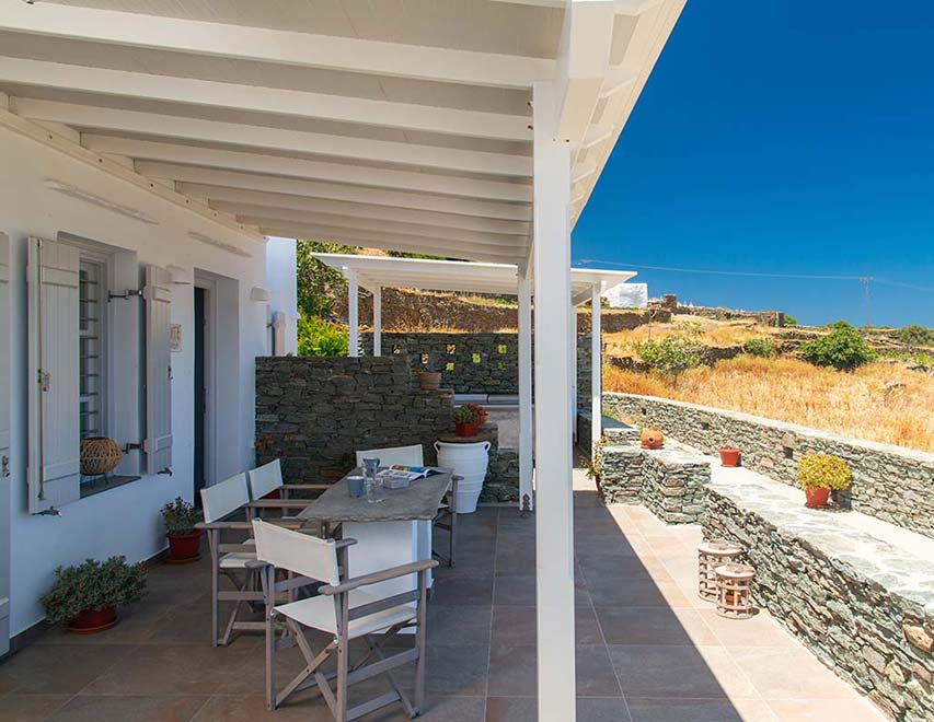 White House Sifnos - Grande véranda